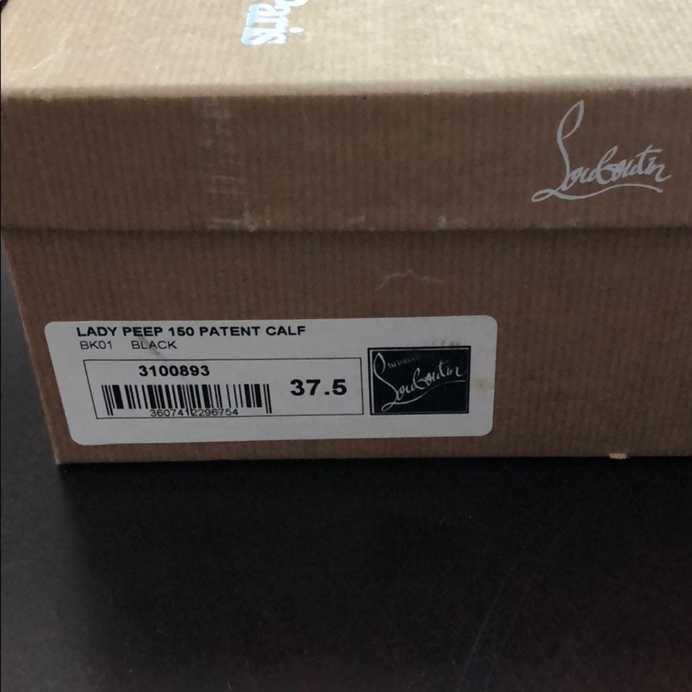 Christian Louboutin (Lady Peep) heels black